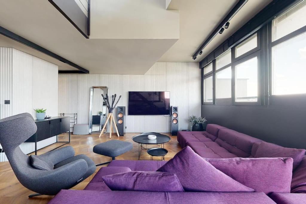Stylovy Loft S Ohromnou Terasou Apartment Bratislava Bagian luar foto